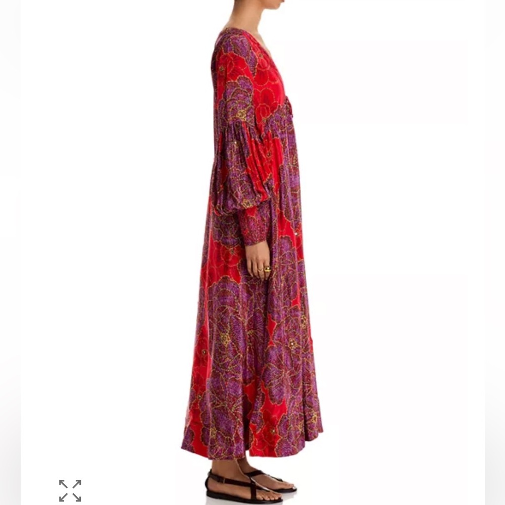 Anthropologie Farm Rio sequin flower maxi dress - Picture 4 of 10